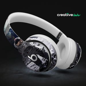Astronaut V2 | Protective Vinyl Decal Wraps for All Beats by Dre Headphones | Solo, Studio, Pro, Mixr, EP, Wireless +