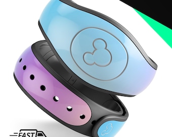 Subtiele tie-dye-tint | Vinyl sticker skin voor Disney MagicBand Plus, 2.0 waterdichte wrap magische band sticker | Klaar voor verzending