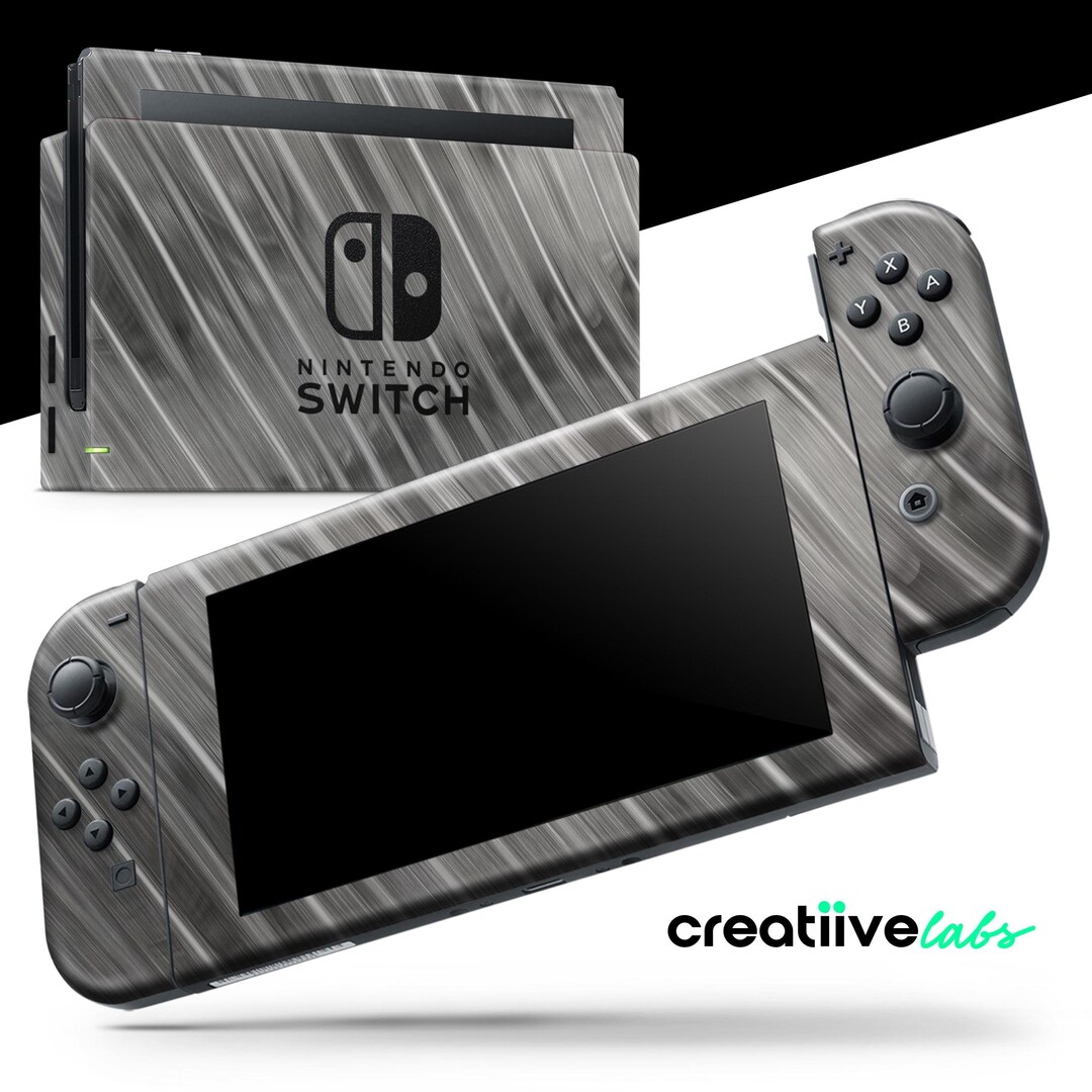 Wavy Metal Texture V2 | Skin Wrap for Nintendo Switch 2 Console + OLED ...