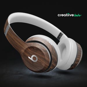 Fine Wood Plank V1 | Protective Vinyl Decal Wraps for All Beats by Dre Headphones | Solo, Studio, Pro, Mixr, EP, Wireless +