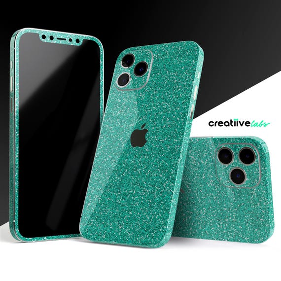 Sparkling Teal Ultra Metallic Glitter Protective Vinyl Decal