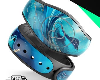 Liquid ink lab V5 | Vinyl Decal Skin for Disney MagicBand Plus, 2.0 Wrap Waterproof Magic Band Sticker | Ready to Ship