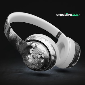 Organic Monochrome V1 | Protective Vinyl Decal Wraps for All Beats by Dre Headphones | Solo, Studio, Pro, Mixr, EP, Wireless +