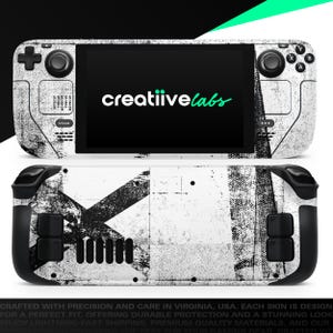 Abstract Paper V1 | Vinyl Skin Wrap | Protective Cover Decal for Valve Steam Deck Console (LCD or OLED)
