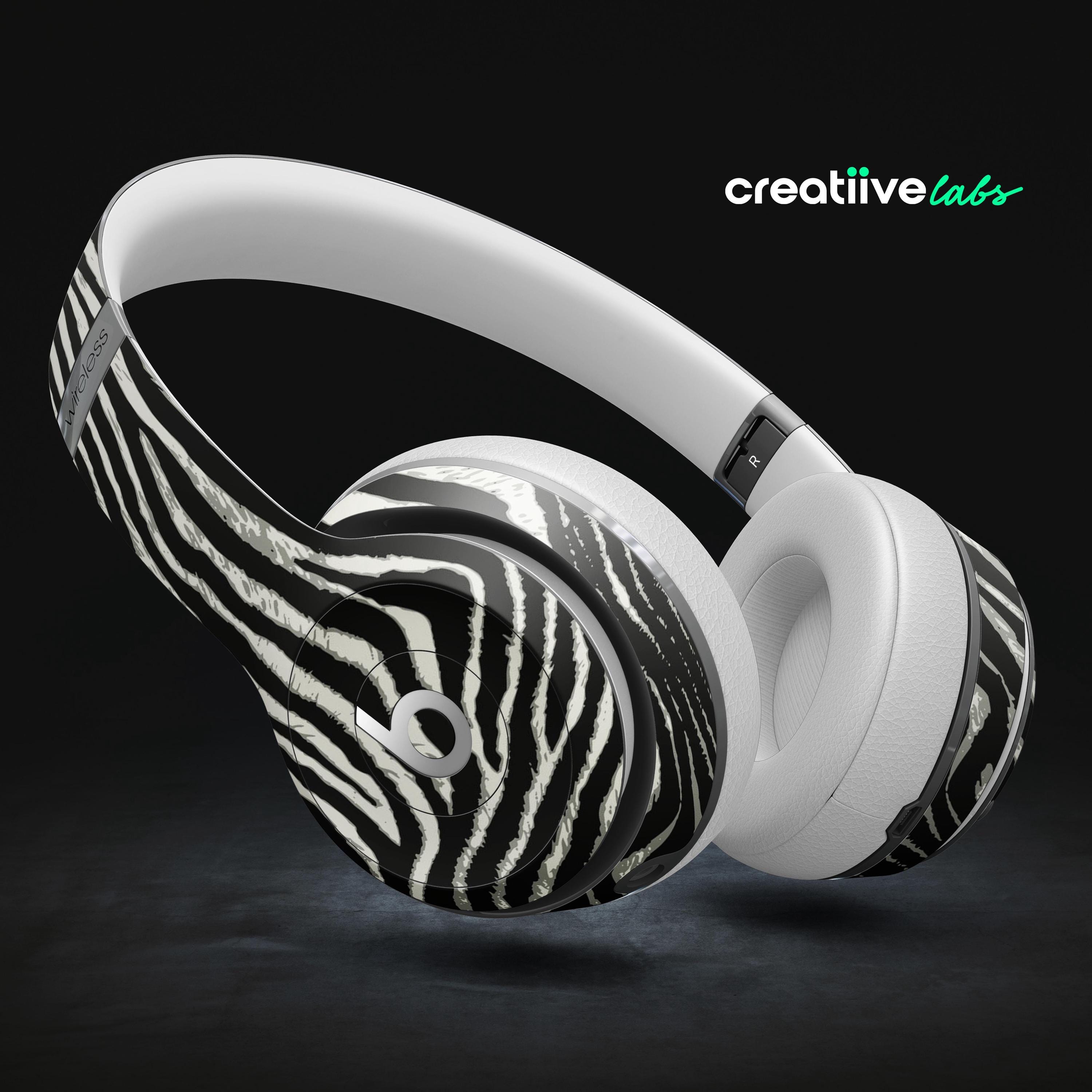 Zebra With Headphone Denmark