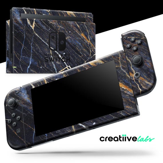 Dark Natural Marble Surface | Skin Wrap for Nintendo Switch 2