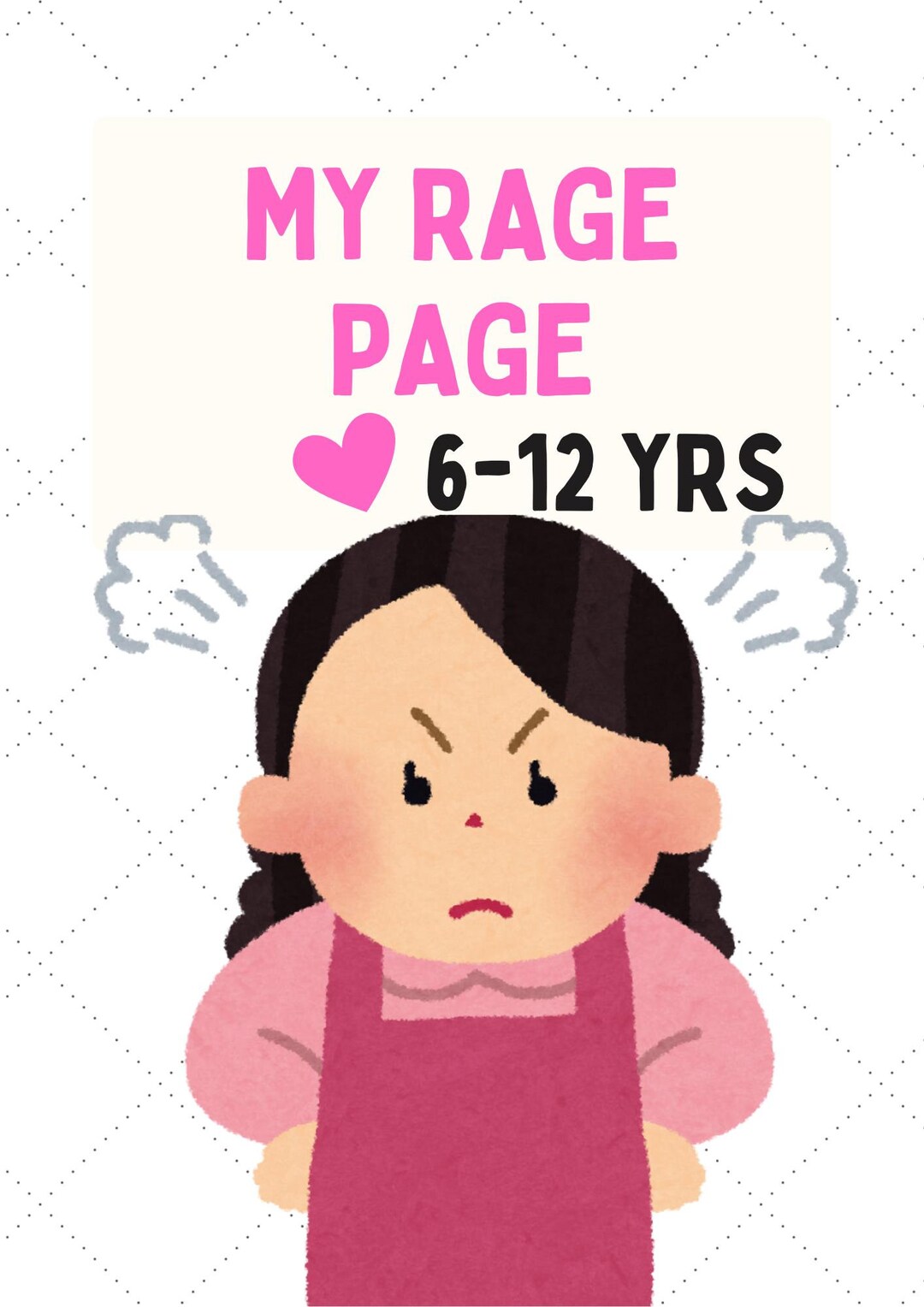 Rage Page Workbook: ADHD Emotional Regulation Tools for Kids Ages 6-12 ...