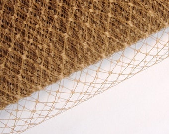French Netting / Golden Caramel / 9 inches wide / 1 yard