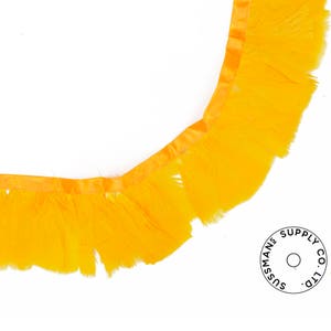 Doezelen Trim - Turkije Marabou veren Fringe Trims - oranje - 4&quot;-4,5&quot; (1 yard)