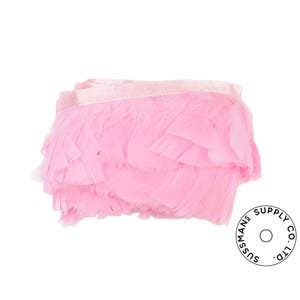 Doezelen Trim - Turkije Marabou veren Fringe Trims - Baby roze - 4&quot;-4,5&quot; (1 yard)