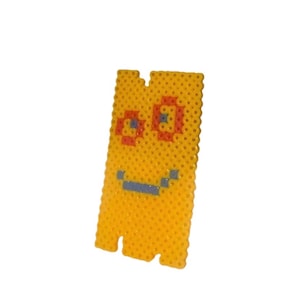 PLANK MAGNET : handmade fuse bead decor, tv show character from ed edd n eddy