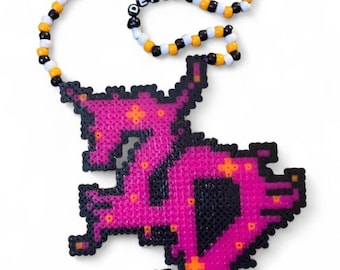 CUSTOM ZEDS DEAD Perler Necklace : Handmade to Order With Fuse