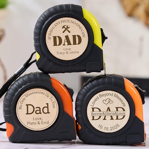 Custom Engraved Tape Measure,Personalized Tape Measure No One Measures Up,Gift For Dad,Husband,Grandpa Gift,Father’s Day Gift,Birthday Gift