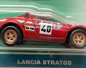 Hot Wheels Premium Lancia Stratos Red 1:64 Scale Model #40
