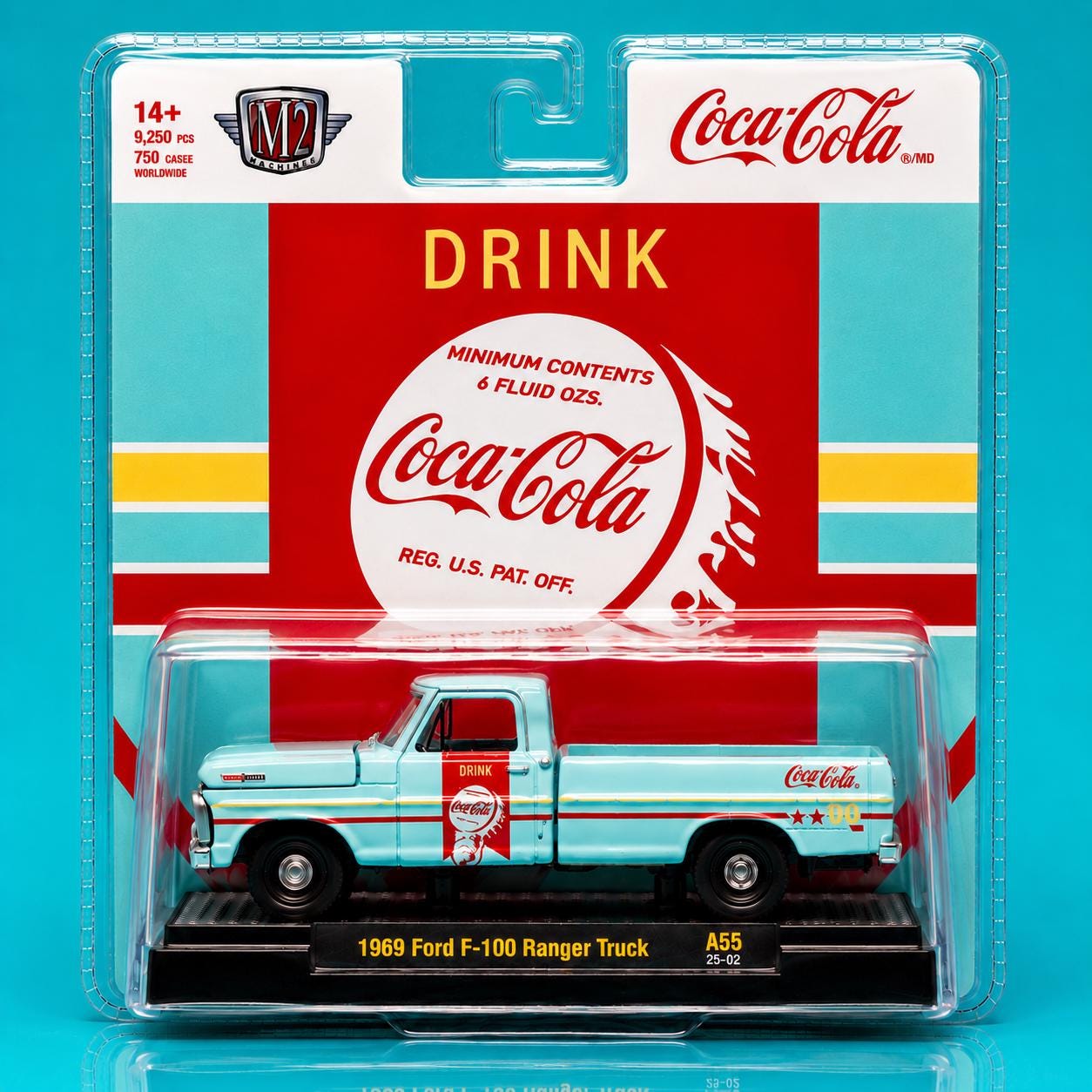 M2 Machines 1969 Ford F-100 Ranger Truck Coca-cola Limited Edition
