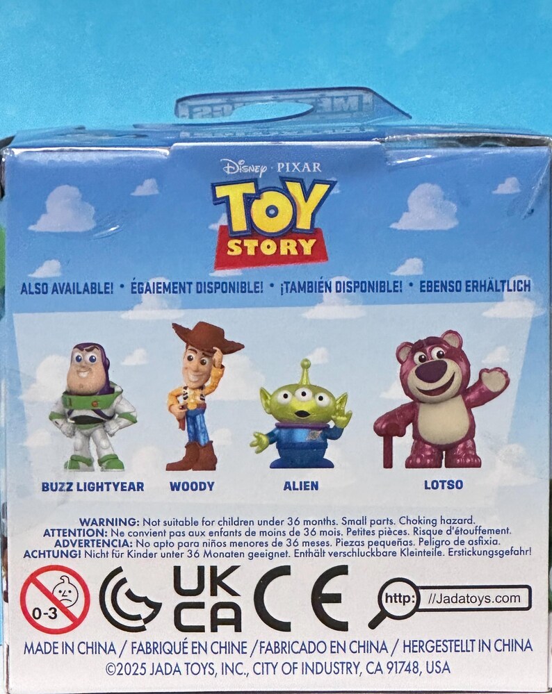 JADA Metalfigs Toy Story Lotso 2.5” Figure Disney Pixar Collectible Pink Bear Gift image 4