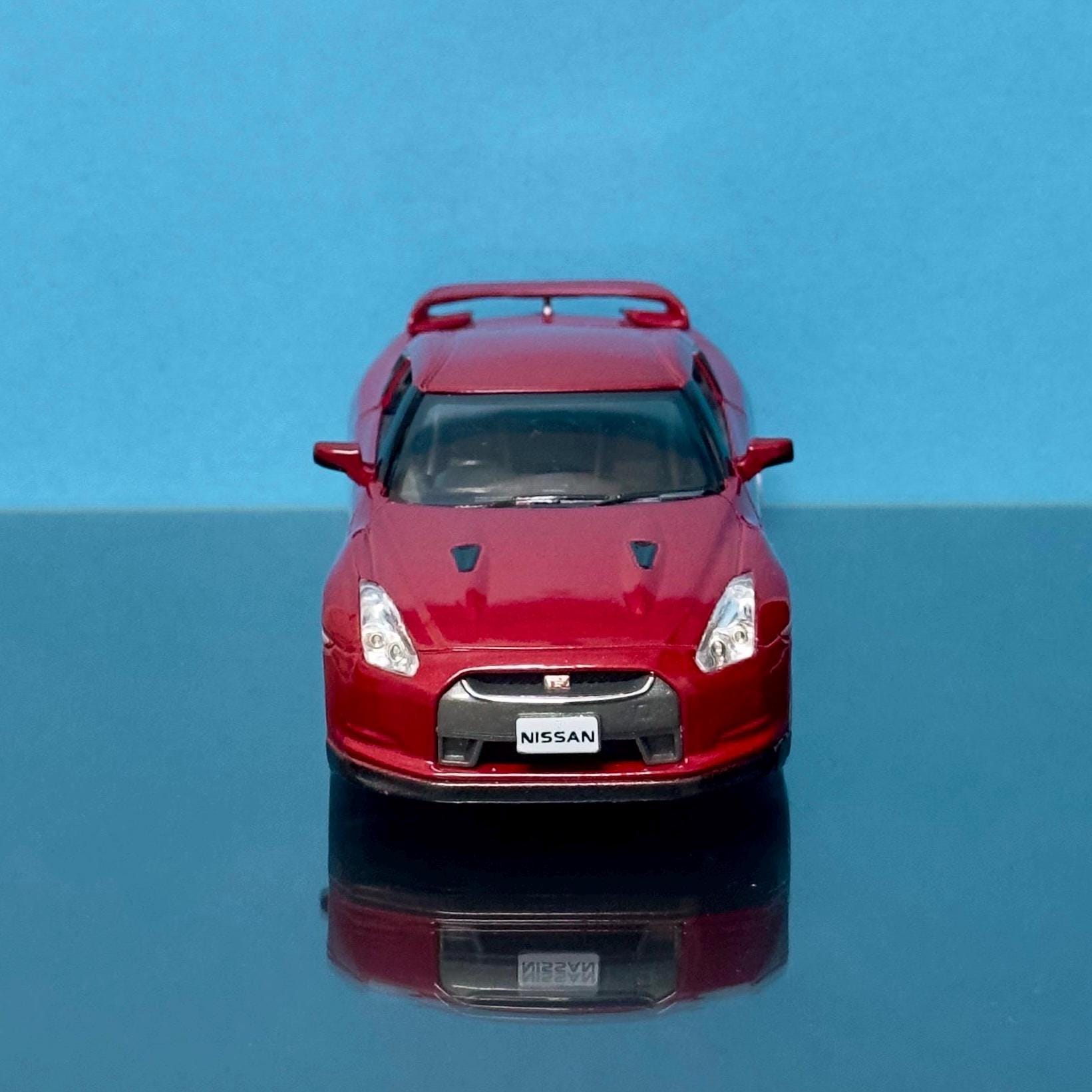 2009 Nissan GT-R R35 Diecast Model, Metallic Red, 1:36 Scale, JDM