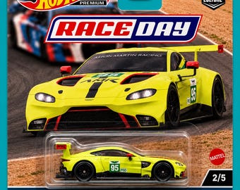 Hot Wheels Aston Martin Vantage GTE-1/64 Diecast Car - Etsy