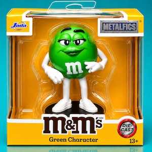 Jada Metalfigs Green M&M Character Die-cast Figure (2.5 Inch) New