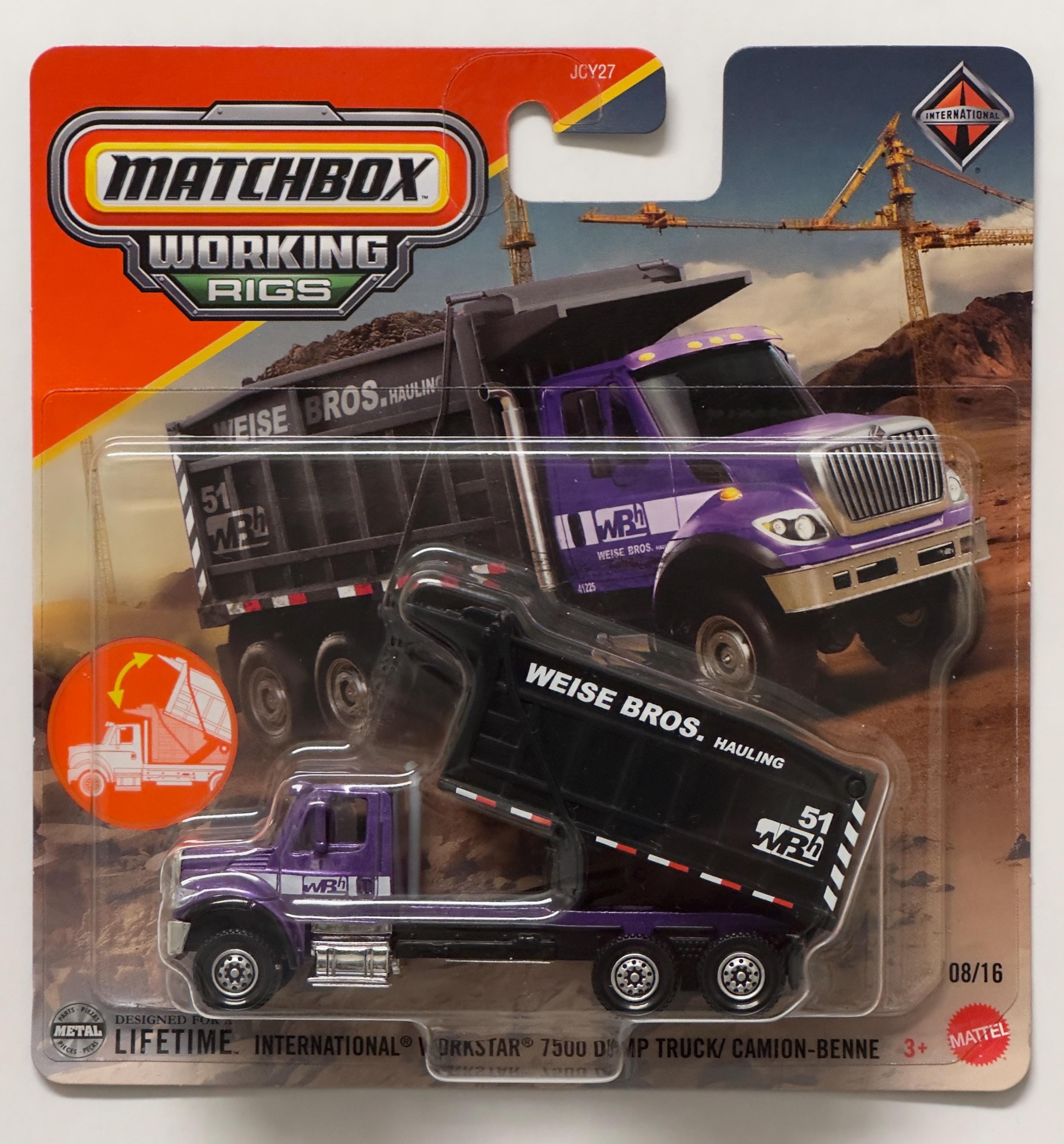 Matchbox International Workstar Dump Truck - 1:64 Diecast Model - Etsy