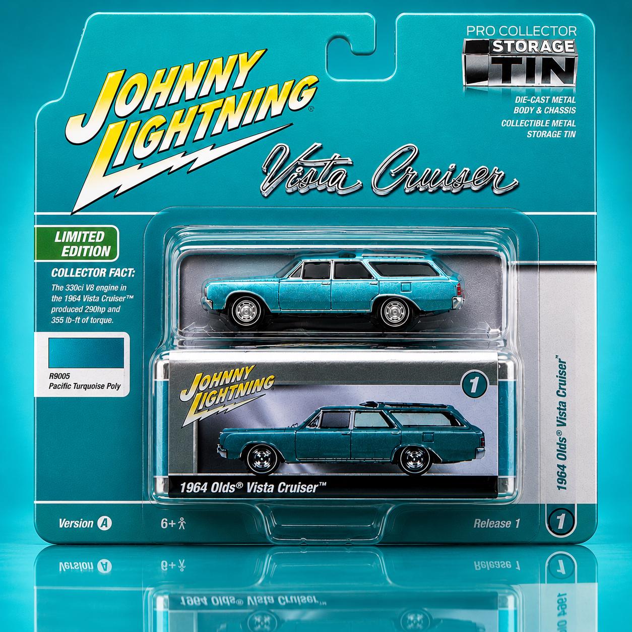 Johnny Lightning 1964 Oldsmobile Vista Cruiser Diecast Car