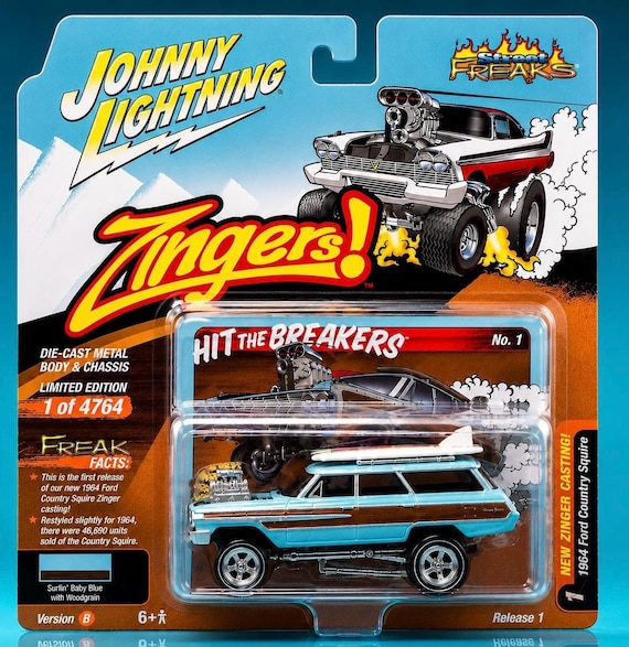 Johnny Lightning Zingers 1964 Ford Country Squire, Surfin' Baby