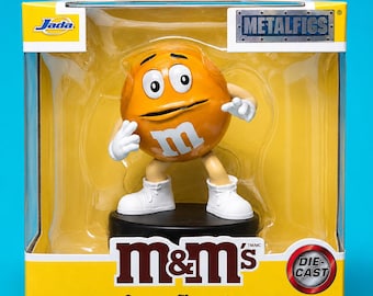Jada MetalFigs M&M’s Orange Character Die-Cast Figure 2.5”tall package 3”x3”x2”