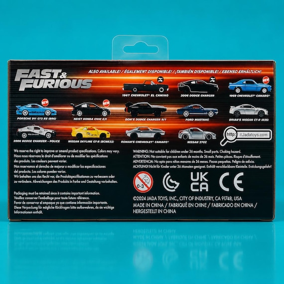 Jada Limited Edition Fast& Furious DOM'S Dodge Charger R/T Scale 1