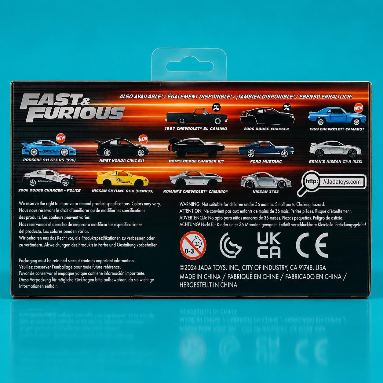 Jada Limited Edition Fast& Furious DOM'S Dodge Charger R/T Scale 1