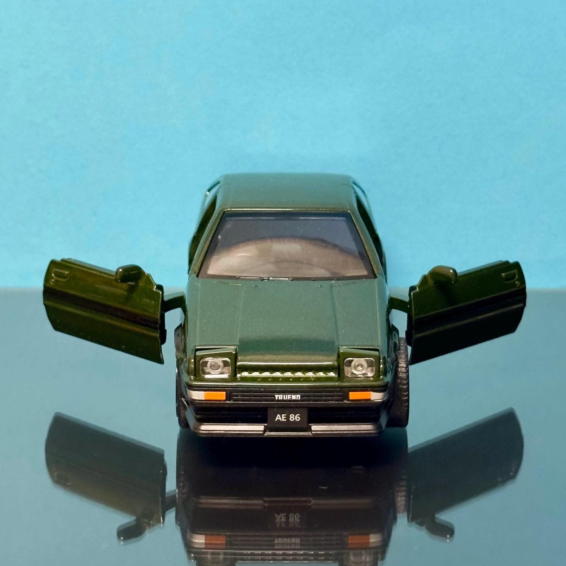 MSZ Toyota AE86 Trueno 1:36 Diecast Model Car, Metallic Green