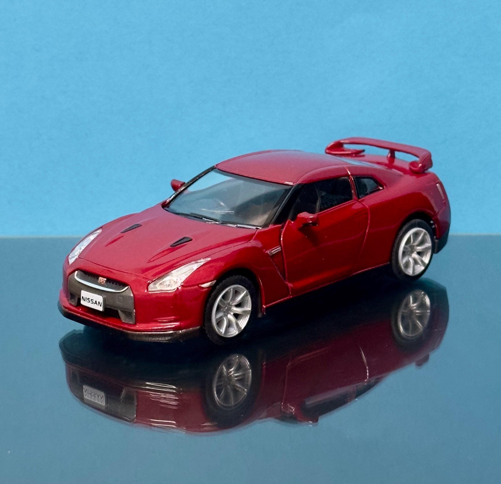 2009 Nissan GT-R R35 Diecast Model, Metallic Red, 1:36 Scale, JDM
