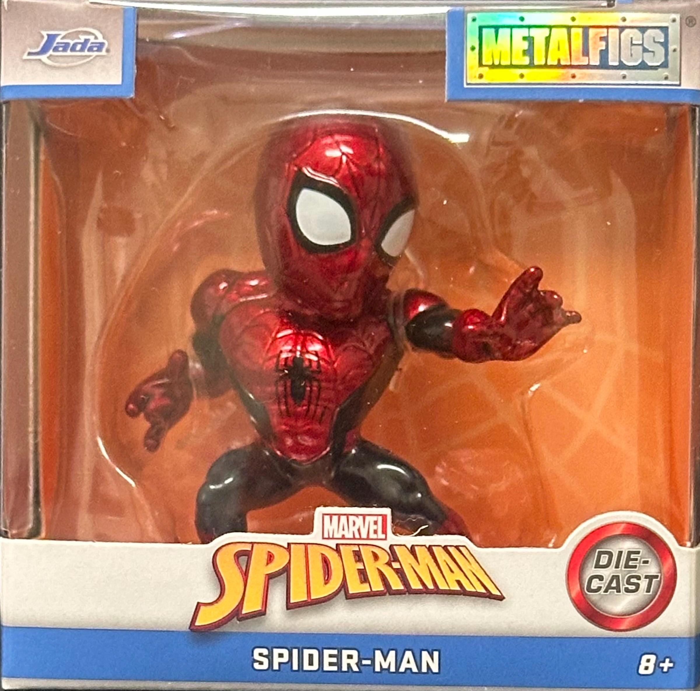 Lot De 3 Mini Figurines Spider-Man - Noir, Survet Et Spider-Girl, Occasion - Collection Kenner !