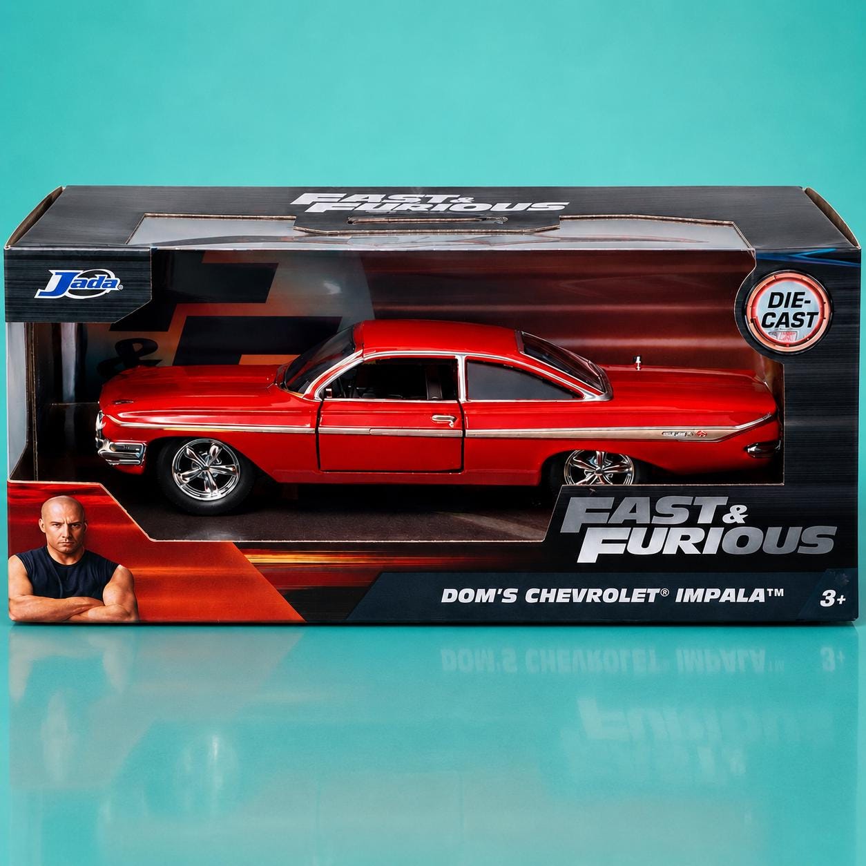 Jada Fast & Furious Dom's Chevrolet Impala 1:32 Diecast Model - Etsy