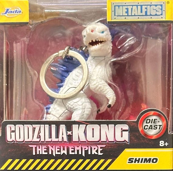 Jada Godzilla X Kong the New Empire Keychain SHIMO 2.5” METALFIGS