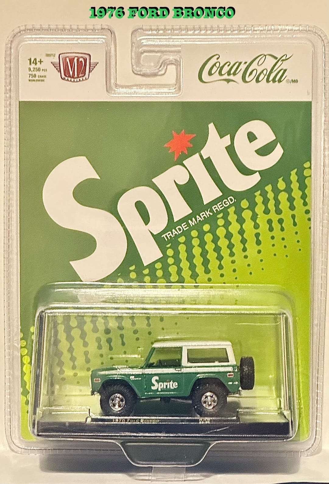 M2 Machines 1976 Ford Bronco, Coca-cola Sprite 1:64 Scale Model - Etsy