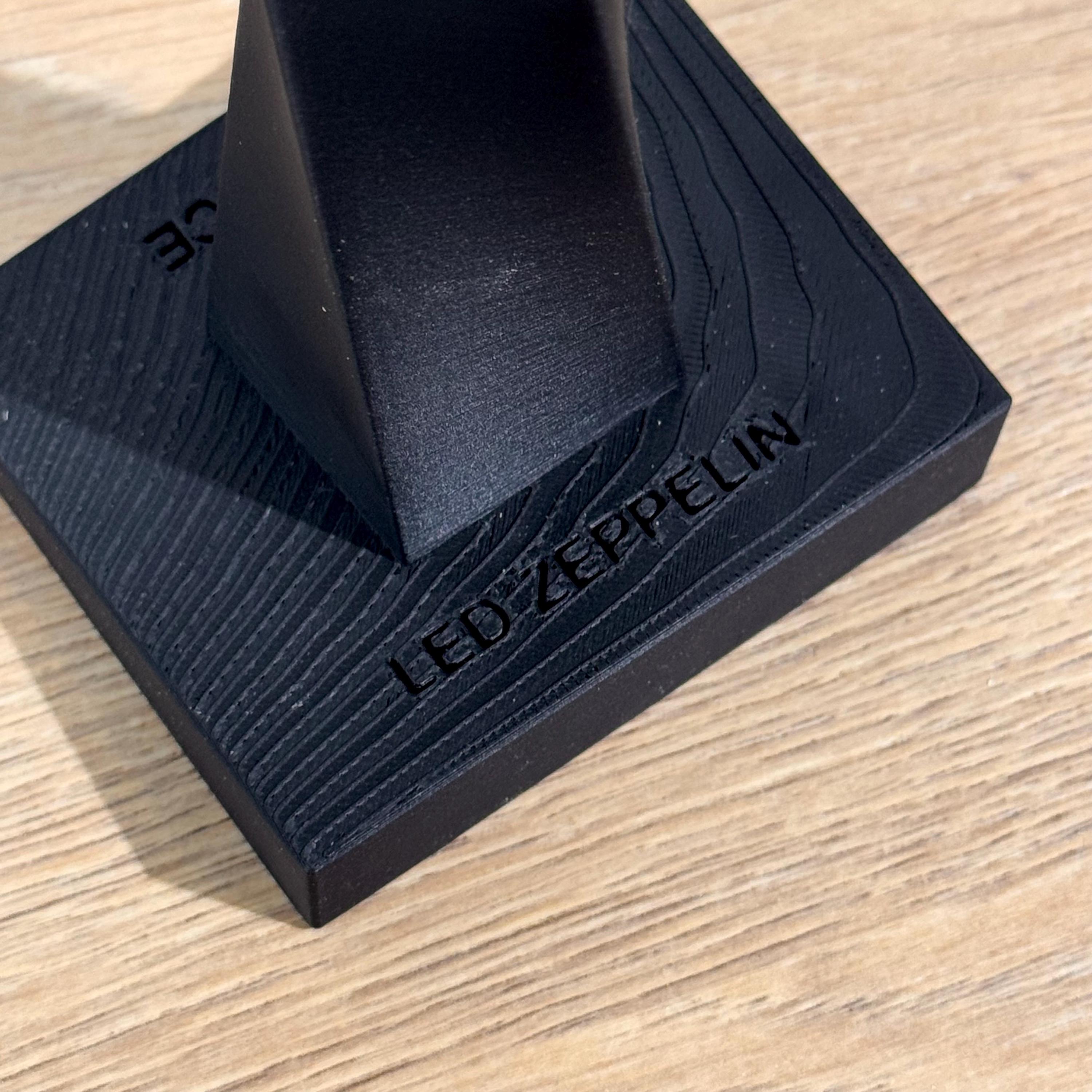 Led Zeppelin the Object Sculpture Presence Music Decor Obelisk