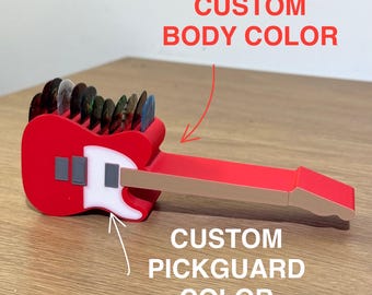 Soporte para púas de guitarra Fender Telecaster personalizado