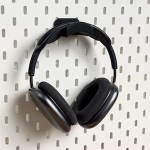 Headphones Holder for IKEA SKADIS or UPPSPEL Pegboard - Headphone Mount