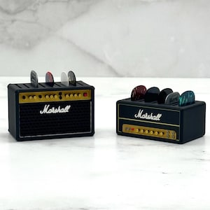 Soporte para púas de guitarra Marshall para 9 púas, regalo para músicos