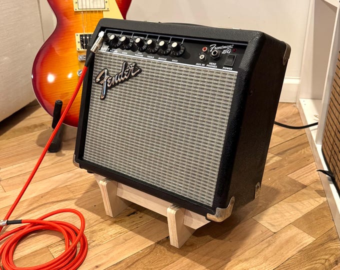 Guitar Amp Stand | No Tools Wooden Low Profile Amplifier Stand Easy Assembly
