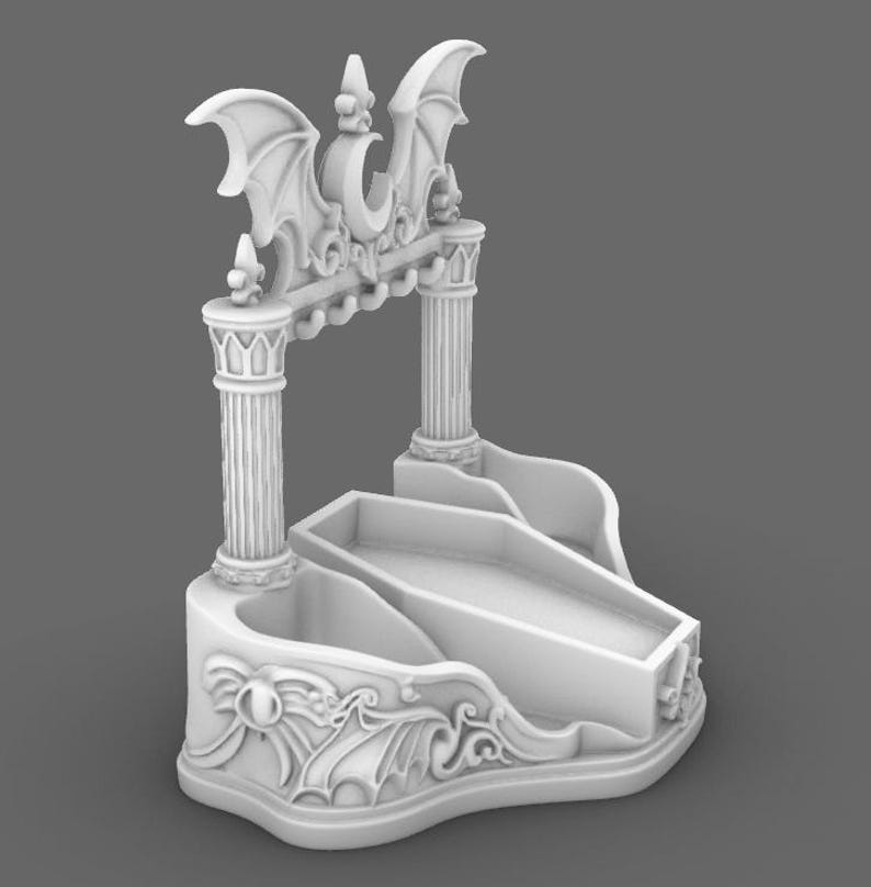 Type R Spoiler Stl File Gothic Goth Jewelry Organizer Vampire Coffin STL File for 3D Printing ...