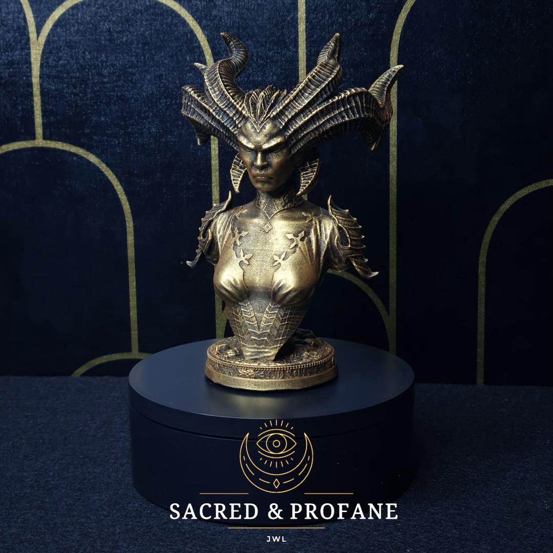 Vente Figurine de Lilith la Première Femme aspect bronze marque Veronese