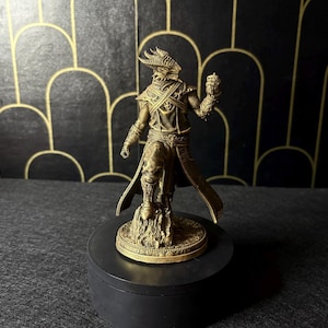 DARK URGE BG3 - Baldur&#39;s Gate 3 - Dark Urge - dragonborn - video games - statue - decoration - home