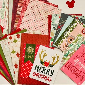 Christmas Junk Journal Kit (60, 100 Pieces)