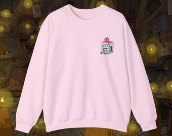 Embroidered BMO Sweatshirt, Adventure Time Cartoon, Unisex Gift