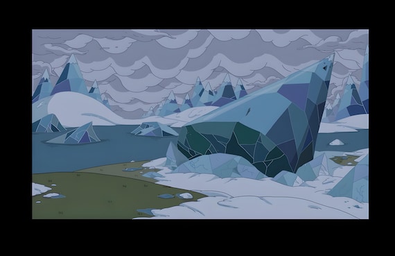 Adventure Time Poster: Simon Petrikov, Ice King - Retro Minimalist