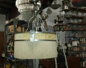Original Gothic Revival Fringed Chandelier Reduced Price