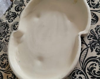 Plateau pour vanité Nelson McCoy, blanc mat, plat de jardin