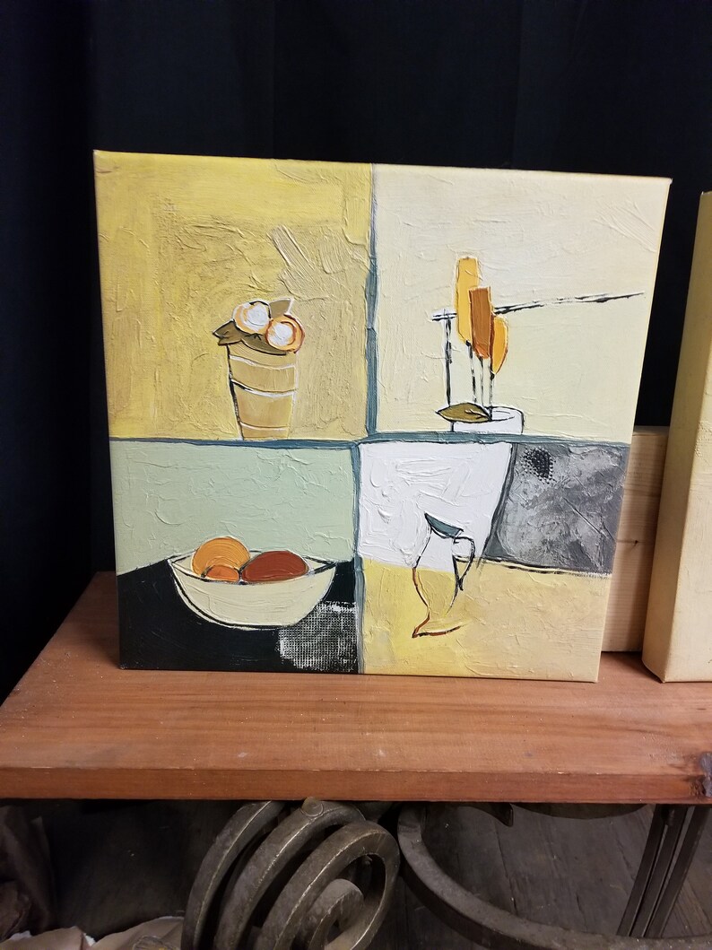 Vintage IKEA Mid C Paintings Pair of Kitchen Art IKEA Etsy