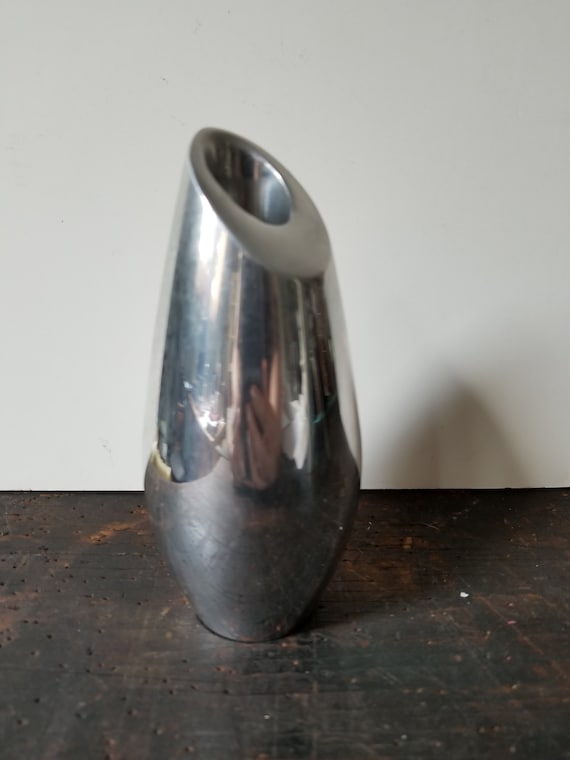 Studio Nambe Bud Vase Signed Piece Sale Etsy